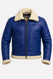 Summit Aviator B3 Real Shearling Bomber Jacket