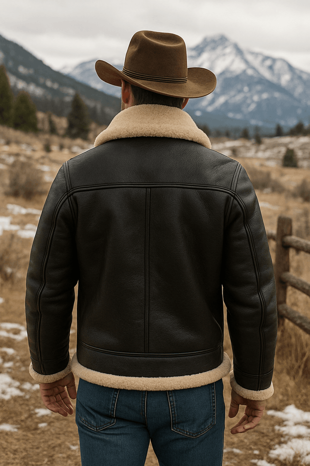 Tyler Original RAF Sheepskin Bomber Jacket - Shearlord