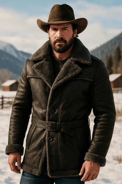 Boulder Shearling Ranch Coat - Shearlord