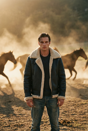 Tyler Original RAF Sheepskin Bomber Jacket