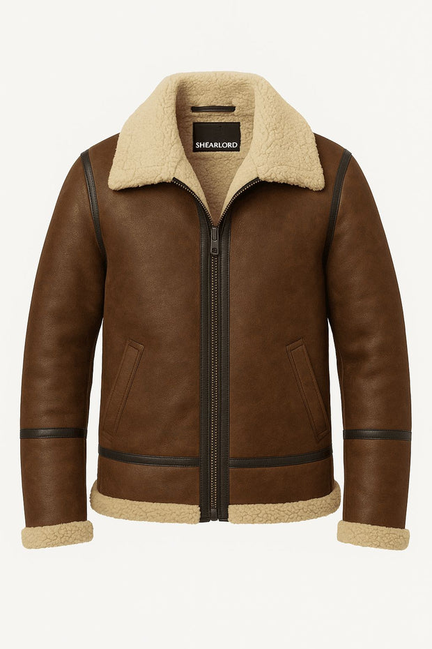 Hunter Classic Shearling B-3 Bomber Jacket