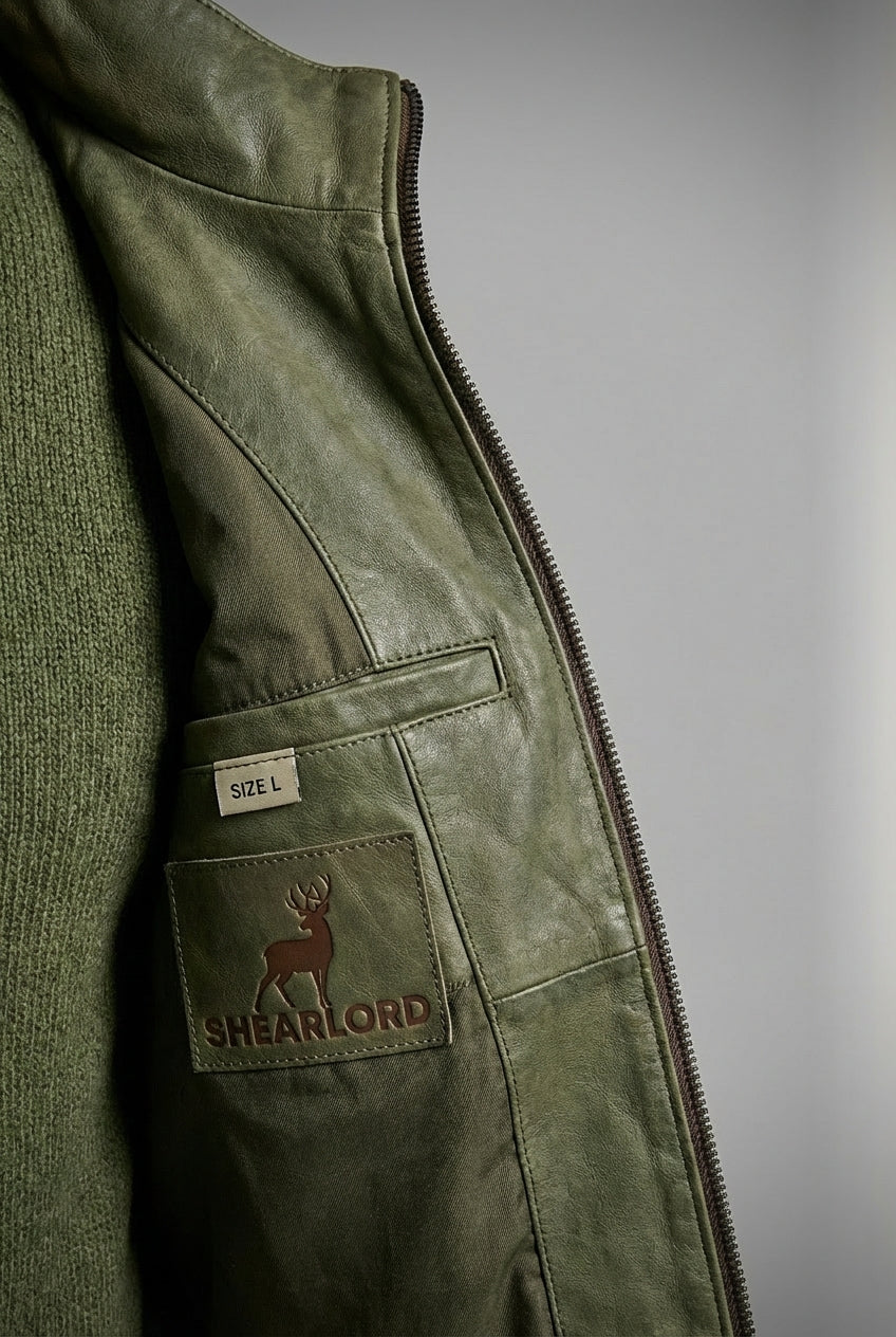 Oliver Authentic bomber leather Jacket