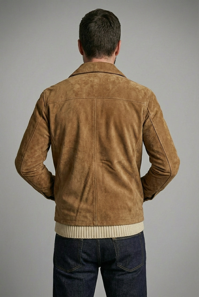 Miscat Authentic Suede trucker Jacket