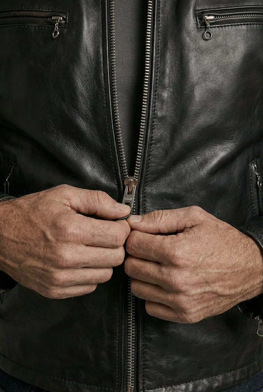 Naked Cowhide Racing Jacket