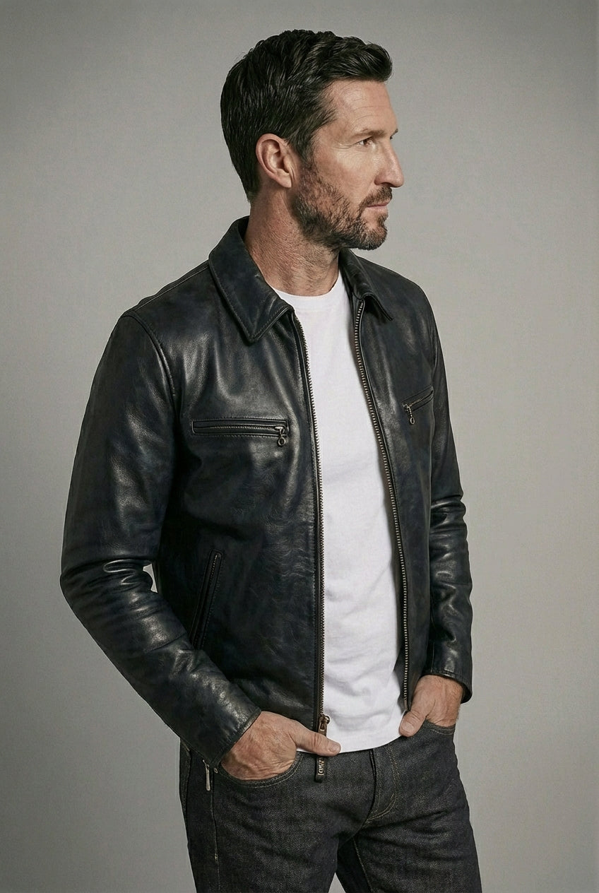 Naked Cowhide Racing Jacket